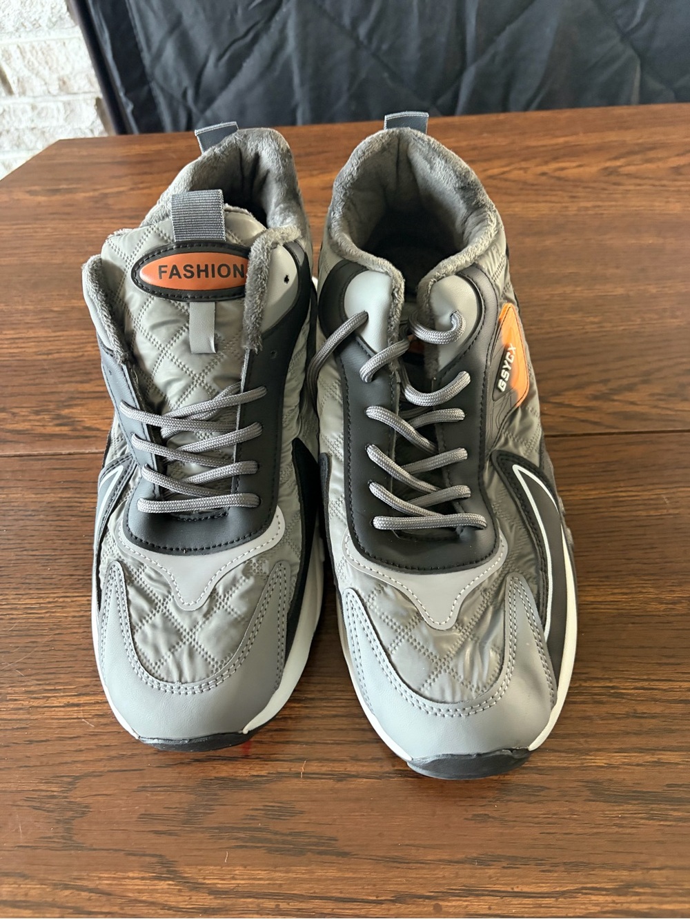 Gray Men's Athletic Sneakers